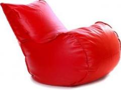 Style Homez XL Mambo XL Size Red with Beans Lounger Bean Bag With Bean Filling