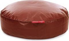 Style Homez XXL Classic Round Floor Cushion XXL Size Tan Color with Beans Bean Bag With Bean Filling