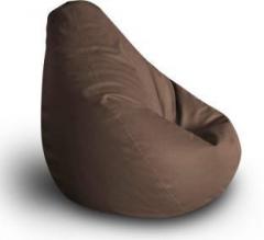Style Homez XXL Classic XXL Size Brown Color with Beans Teardrop Bean Bag With Bean Filling