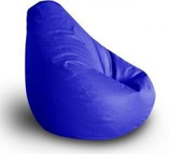 Style Homez XXL Classic XXL Size Royal Blue Color with Beans Teardrop Bean Bag With Bean Filling