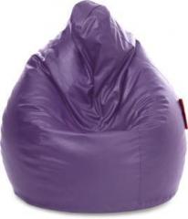 Style Homez XXXL Jumbo SAC Purple Color with Beans Teardrop Bean Bag With Bean Filling