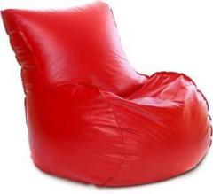 Style Homez XXXL Mambo XXXL Size Red with Beans Lounger Bean Bag With Bean Filling