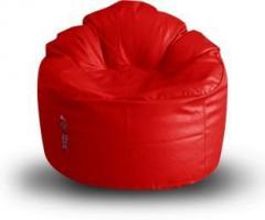 Style Homez XXXL Modern Mooda Rocker XXXL Size Red Color with Beans Lounger Bean Bag With Bean Filling