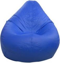 Styleco XL Blue Teardrop Bean Bag With Bean Filling