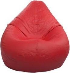 Styleco XL Red Teardrop Bean Bag With Bean Filling