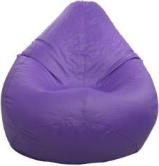 Styleco XXL Purple Teardrop Bean Bag With Bean Filling