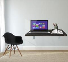 Stylewud Prime Folding Wall Mounted Study/Computer/Laptop/Office Table/Single Person Dining Table 100% Made in India Dark Wenge Engineered Wood Office Table