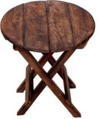 Sublime Arts Folding Solid Wood Side Table