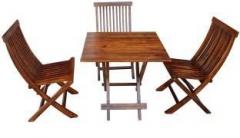 Suncrown Furniture Sheesham Wood Solid Wood 4 Seater Dining Set