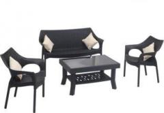 Supreme Brown Plastic Table & Chair Set