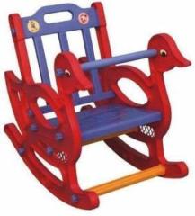 Supreme Duck Red Blue Chair for kids Plastic Rocking Chair