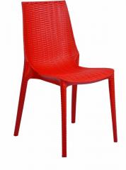 Supreme Lumina Armless Chair in Red Colour