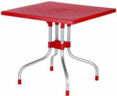 Supreme Olive 4 Seater Plastic Dining Table for Home Plastic Coffee Table