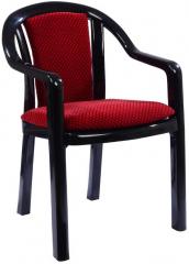 Supreme Ornate Chair in Black Red Colour