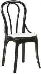 Supreme Pearl Armless Chair in Black Colour