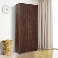 Tadesign Izel Premium Almirah With Locker Engineered Wood 2 Door Wardrobe
