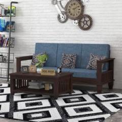 Taskwood Furniture Solid Sheesham Wood 3 Seater Sofa For Living, Waiting Room/ Office Fabric 3 Seater Sofa
