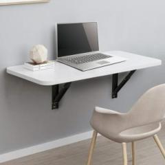 Tasty Timber Wall Mounted Table for Office & Study Works | Wall Mount Shelf Engineered Wood Study Table