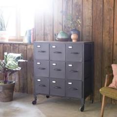 The Attic Industriel Metal Free Standing Chest of Drawers