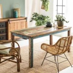 The Attic Reclaimed Solid Wood 6 Seater Dining Table