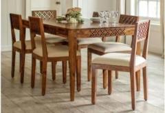 The Attic Solid Wood 6 Seater Dining Set