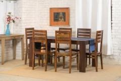 The Jaipur Living Antwerp Solid Wood 6 Seater Dining Set
