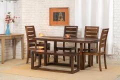 The Jaipur Living BIARRITZ Solid Wood 6 Seater Dining Set
