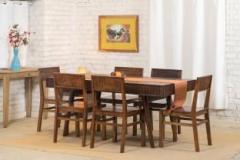 The Jaipur Living Brisbane Solid Wood 6 Seater Dining Set