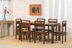 The Jaipur Living Rio Solid Wood 6 Seater Dining Set