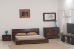 The Jaipur Living Solid Wood Queen Bed