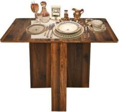 The Wooden Factory Engineered Wood 4 Seater Dining Table