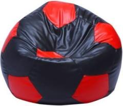 Threadvibeliving XXL FOOT BALL BEAN BAG Bean Bag Chair With Bean Filling