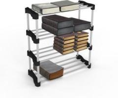 Tnt The Next Trend Cady Easy to Assemble, Space Saving Multipurpose Rack Metal Open Book Shelf