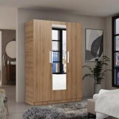Trevi Ozone Deluxe With drawer with mirror Engineered Wood 3 Door Wardrobe