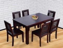 True Furniture Sheesham Wood Dining Table For Living Room Set Of 6 Chairs Mahogany Finish Solid Wood 6 Seater Dining Set Price In India February 2021 See Compare Evaluate Buy Pricehunt