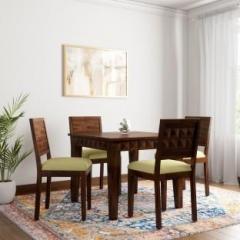 True Furniture Sheesham Wood Solid Wood 4 Seater Dining Set Solid Wood 4 Seater Dining Set
