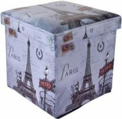 Uberlyfe Foldable Ottoman Storage Box Cum Stool Paris Living & Bedroom Stool