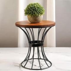 Uhud Crats End Table for Living Room, Bedroom, Small Spaces Side Table Metal End Table