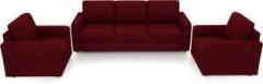 Urban Ladder Apollo Compact Fabric 3 + 1 + 1 Sangria Red Sofa Set
