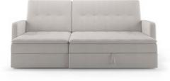 Urban Ladder Peckham Sectional Sofa Cum Bed with Ottoman Double NA Sofa Bed