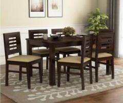 Varsha Furniture Sheesham Wood Dining Table Set With 6 Chairs for Dining Room Solid Wood 6 Seater Dining Table