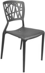 Ventura Moulded Hard Plastic Chair in Black Colour