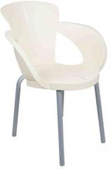 Ventura Plastic Chair in White Colour