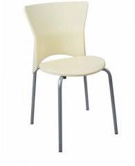 Ventura Stacking Chair in Cream Colour