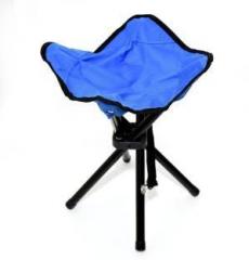 Vidisa Foldable Stool Portable Travel Chair Four Leg Stool for Outdoor Travel Stool