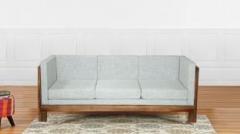Vintej Home Fabric 3 Seater Sofa
