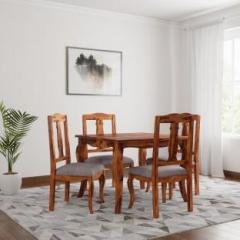 Vintej Home Janus Sheesham Solid Wood 4 Seater Dining Set