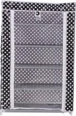 Vipash luxury 5 Shelves rack PVC Collapsible Wardrobe