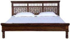 Vishwakarma Antique Jodhpuri Handcrafted Solid Wood King Bed