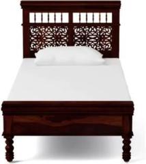 Vishwakarma Antique Jodhpuri Handcrafted Solid Wood Single Bed
